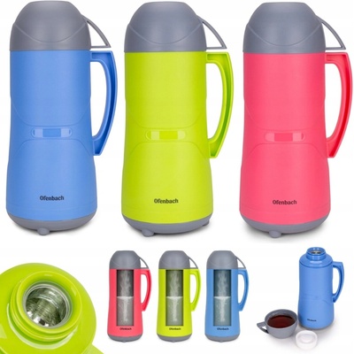 Ofenbach termoska sklenená vložka 450 ml růžová