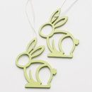 Veľkonočný drevený zajačik sada 2ks 7 cm