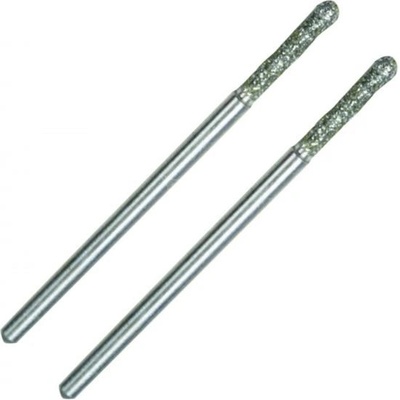 Proxxon Diamantové stopkové brousky (koule 2,2 mm) - 2 ks