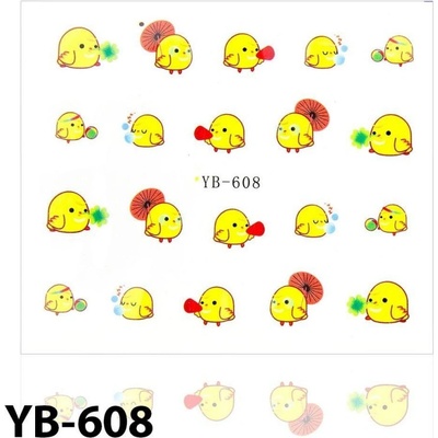 Vodolepky na nechty Veľká Noc YB 608