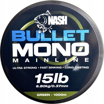 Kevin Nash Bullet Mono Green 1000 m 0,37 mm