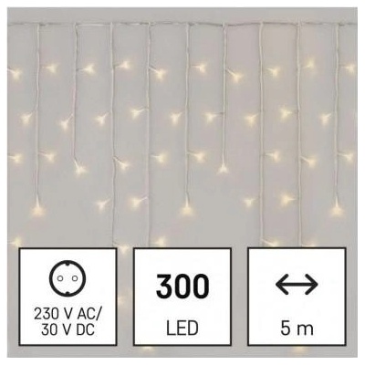 Emos D4CW02 LED rampouchy teplá bílá 5m – Zboží Mobilmania