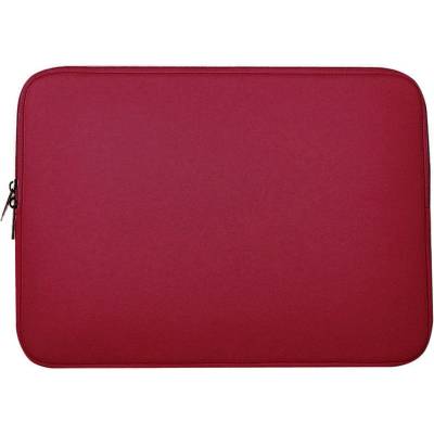 HQWear Универсален калъф за лаптоп и таблет 15.6 "", с органайзер, червен