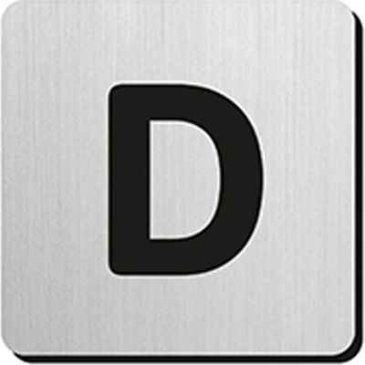 JNF - Piktogram písmeno "D" IN.34.300 - 75 mm - nalepovací