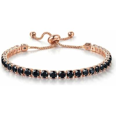 Sisi Jewelry Náramek Swarovski Elements Cianoti Rose Black NR2318-ST-G54(25)