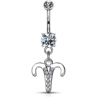 Šperky4U piercing do pupíku znamení WP01141-09