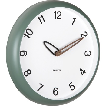 Karlsson Bella стенен часовник, зелен (KA6043GR)