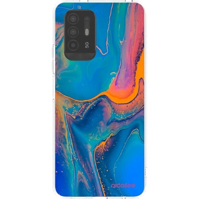 Pouzdro Picasee silikonové OPPO A94 5G Rainbow čiré