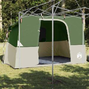 vidaXL Вътрешна палатка с покрив Зелен 280 x 220 x 176 см тафта (42001146) Палатка