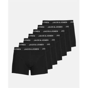 Jack and Jones Мъжки боксерки Jack and Jones Jack 7-pack Huey Trunks Plus Size Mens - Black