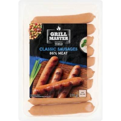 Tesco Grill Master Párky na gril 270 g