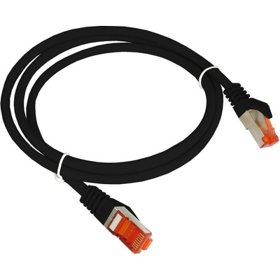 Alantec KKS6CZA0.5 Patch, F/UTP cat.6 PVC, 0,5m, černý
