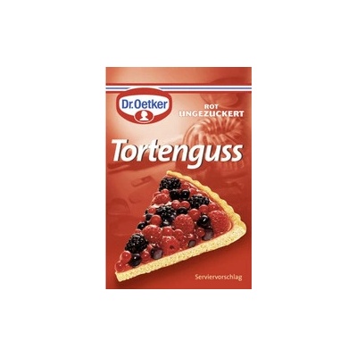Dr. Oetker Dort želé červené neslazené 3 ks 36 g