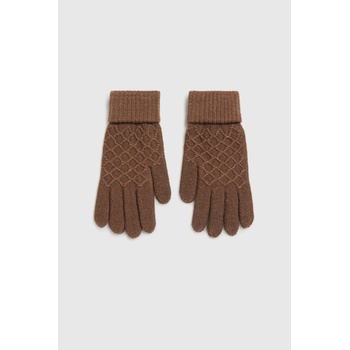 Moodo Плетени бежови ръкавици Moodo Moodo | Kafyav | ЖЕНИ | ЕДИН РАЗМЕР