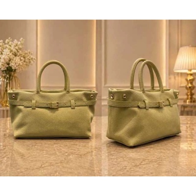Max Original Leather Dámska kožená kabelka green 3