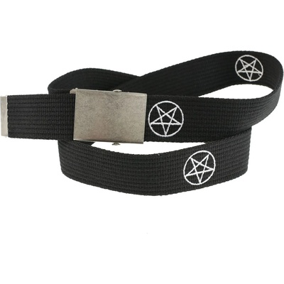 Black & metal Колан Pentagram - PAS-205