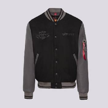 Alpha Industries Яке Varsity Air Force мъжки Дрехи Зимни якета 1381073 Черен M (1381073)