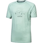 Sensor Merino Air Say Yes с къс ръкав Размер: L / Цвят: зелен
