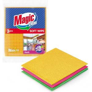 Convoy World 3 бр универсални почистващи вискозни кърпи Magic Clean (HSTC000)