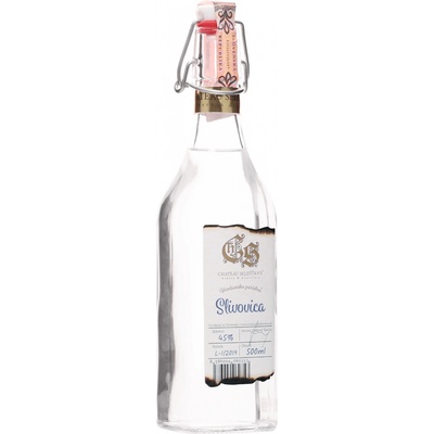 Chateau Selešťany Hontianska parádna Slivovica 45% 0,5 l (holá láhev)