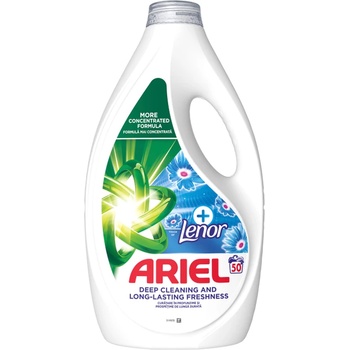 Ariel с Lenor, течен перилен препарат, 50 пранета, 2.25 л (8700216719087)