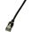 LogiLink Patch кабел Cat. 6A STP TPE SlimLine черен, 1, 5 м