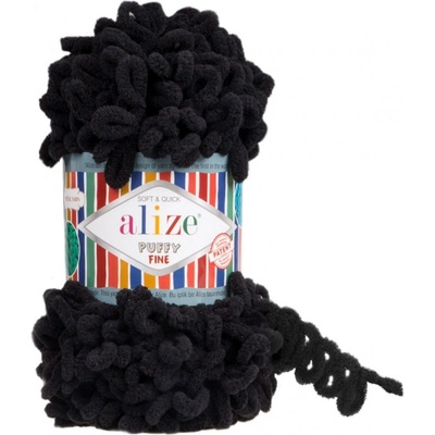 Alize Puffy Fine 60 černá
