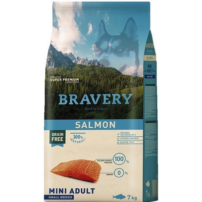 Bravery dog Adult Mini Salmon 7 kg