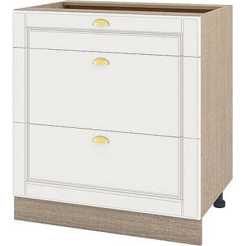 Image 1 of ИРИМ Долен кухненски шкаф Сити МФ-Бяло мат-09-120 80 см