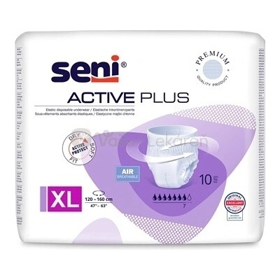 Seni Active Plus Extra Large Navliekacie inkontinenčné nohavičky 10 ks