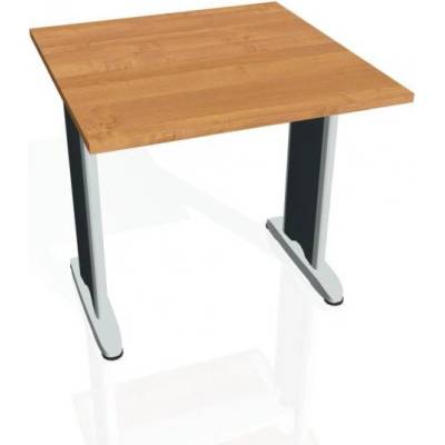 Hobis Rokovací stôl Flex, 80x75,5x80 cm, jelša/kov