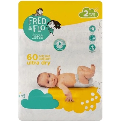 Fred & Flo Ultra Dry Mini 2 3-6 kg 60 ks