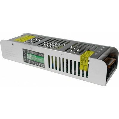 ECO LIGHT Zdroj LED 150W 12V 12.5A IP20 SLIM napájecí 200x60x40 mm