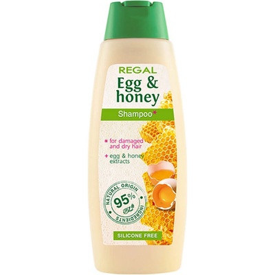 REGAL Šampon na poškozené vlasy Med a vejce 400 ml