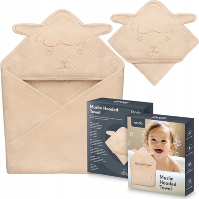 Lionelo Kryt s kapucí 80 x 80 cm béžový – Zbozi.Blesk.cz