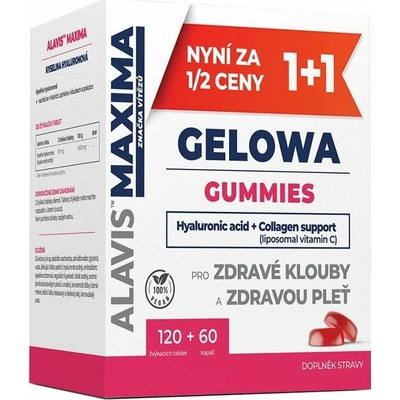 Alavis Maxima Gelowa Gummies 120 želé + 60 kapslí Lesní ovoce