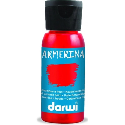 Darwi Cold Farba na porcelán Carmine 50 ml
