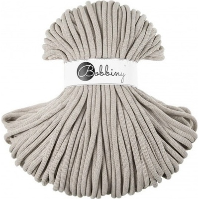 Bobbiny bavlněná šňůra JUMBO 9mm beige