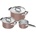 ZWILLING Pure Комплект тенджери с касерола и 2 капака, розов, 5 ел (1028859)