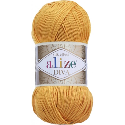 Alize Diva - 488 žltá tmavá