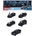 Majorette Метални колички Majorette - Black edition, 5 броя, 1: 64 (8502005000)