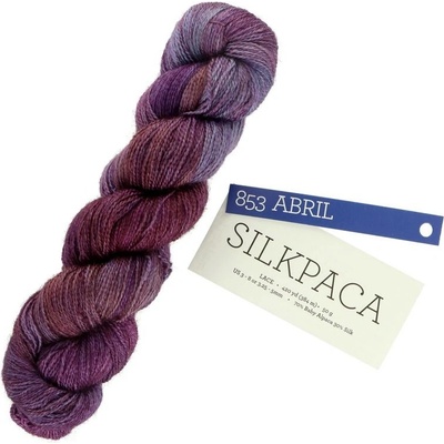 Malabrigo Silkpaca Abril SA853 fialová