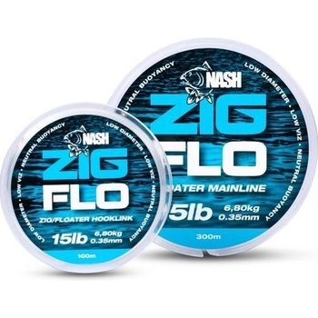 Fio De Nylon Flutuante NASH TT NXT Zig Flo 10 Lb 100 Metres