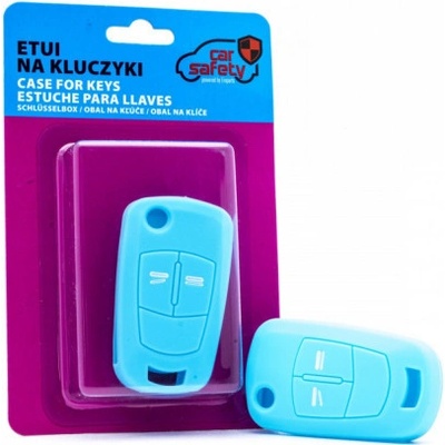 Kľúčenka Opel silikónový obal na kľúče svetlo modrá