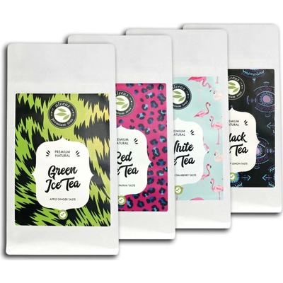 Alveus Set ledových čajů Premium 4 druhy Black Green Red White 4 x 100 g