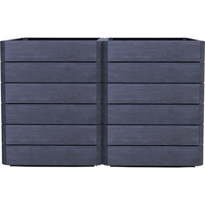 Garantia Ergo Vario 2 Vysoký záhon Wood plast 120 × 80 × 75 cm antracit 645185