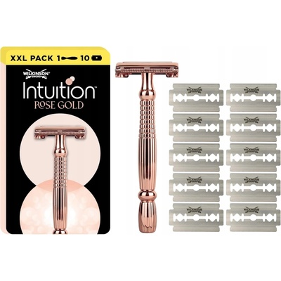 Wilkinson Intuition Double Edge Rose Gold Classic + 10 žiletiek