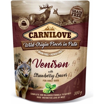 Carnilove Venison with Strawberry Leaves 300 g