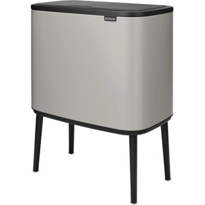 Brabantia Кош за смет Brabantia Bo Touch 3x11L, Soft Grey