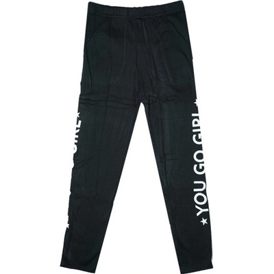Dívčí thermo legíny černá